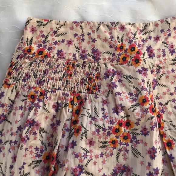 Lux boho cotton full prairie skirt, size 7 - Picture 3 of 4